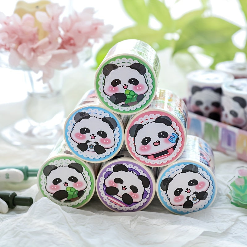 Soft Healing Panda Journal Washi Tape for Decoration