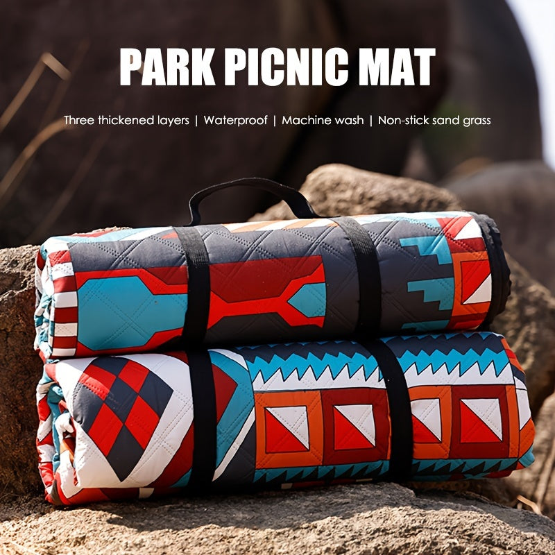 Ultrasonic Picnic Mat Thickened Waterproof and Moisture-proof Mat