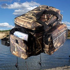 Large Capacity Fishing Bag Shoulder Handheld Storage Tackle Box