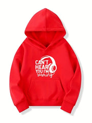 Kids Gaming Letter Print Hoodie Spring Fall Boys Sweatshirt