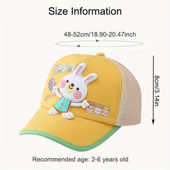 Children's Cartoon Baseball Cap Sun Hat Breathable Summer Hat