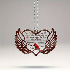 Love Acrylic Pendant Car Rearview Mirror Decoration