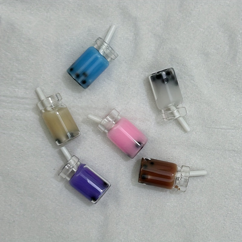 6Pcs Doll House Tea With Milk Cups Food Drink Beverage Toy Decoration