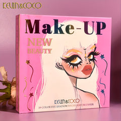 3-Layered Eyeshadow Palette with Matte, Pearl and Earth Tones