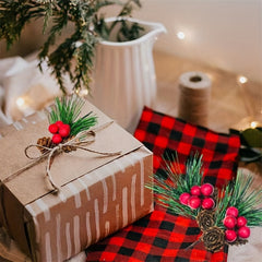 Christmas Decoration Bouquet DIY Garland Pine Cone Accessories 5pcs 10pcs Set