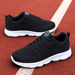 Women's Comfortable Lace Up Running Shoes Low Top Sports Sneakers