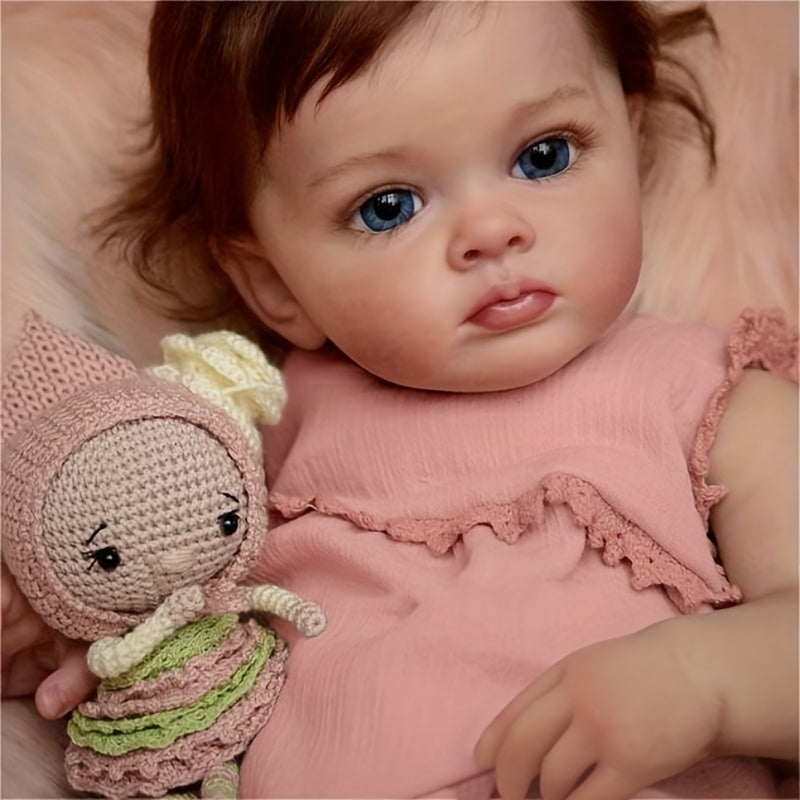 Realistic Soft Touch Collectible Art Doll 3D Painted Reborn Doll