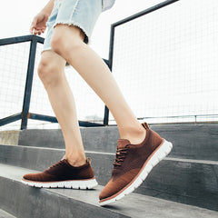 Men's Mesh Casual Oxford Sneakers Breathable Lightweight Shoes
