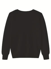 Girls' Button Down Cardigan Sweater Long Sleeve Classic Knit
