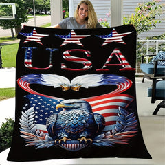 Eagle Printed Blanket for Home & Travel