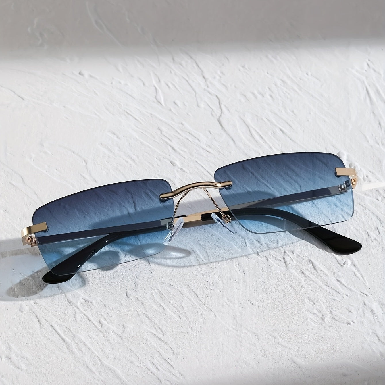 Metal Rimless Men's Sunglasses Casual