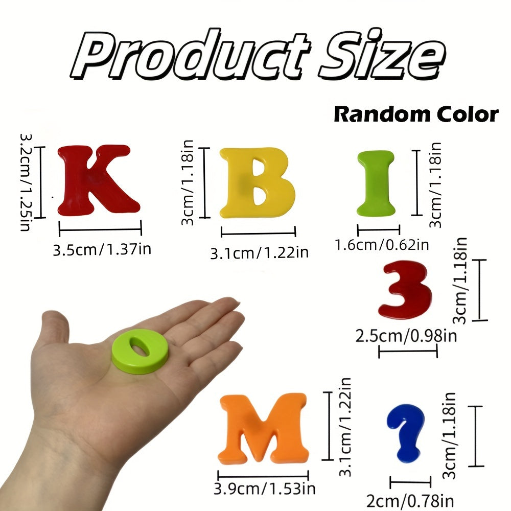 Kizh Magnetic Alphabet & Number Set Colorful Fridge Magnets