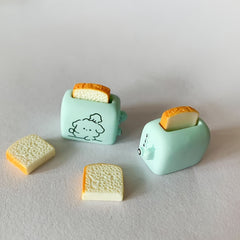 Mini Toaster Bread Machine Dollhouse Statue DIY Resin Crafts