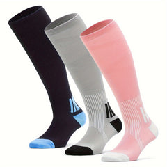 Men's Compression Sport Socks Nylon Blend Sweat Absorbing Breathable Socks