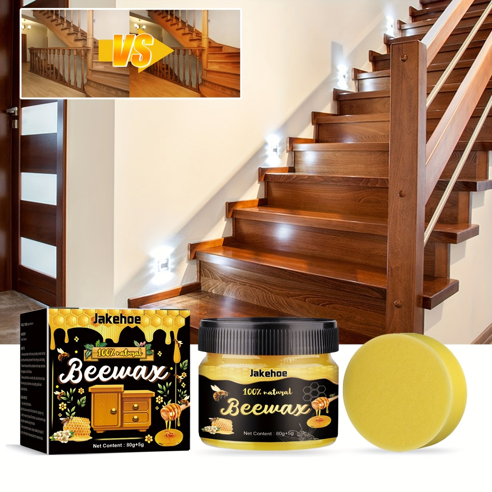 Wood Polishing Beeswax for Furniture and Floors