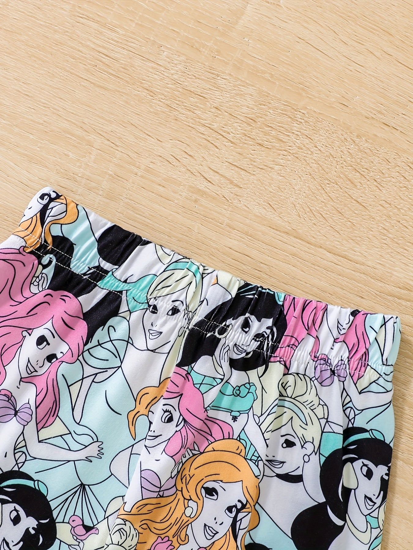 5pcs Girls Cartoon Print Shorts for Summer