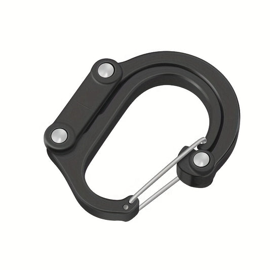 Aluminum D Shape Locking Buckle for Camping