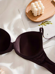 Comfy Solid T-Shirt Bra Push Up Lingerie