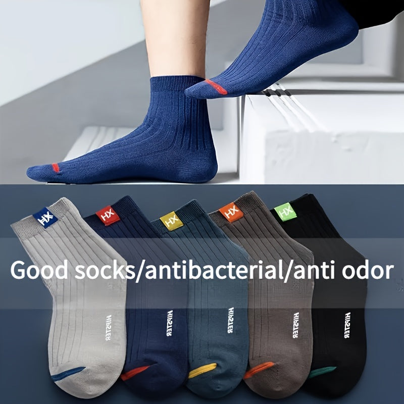 10 Pairs All Season Deodorant Sweat Absorbing Crew Socks