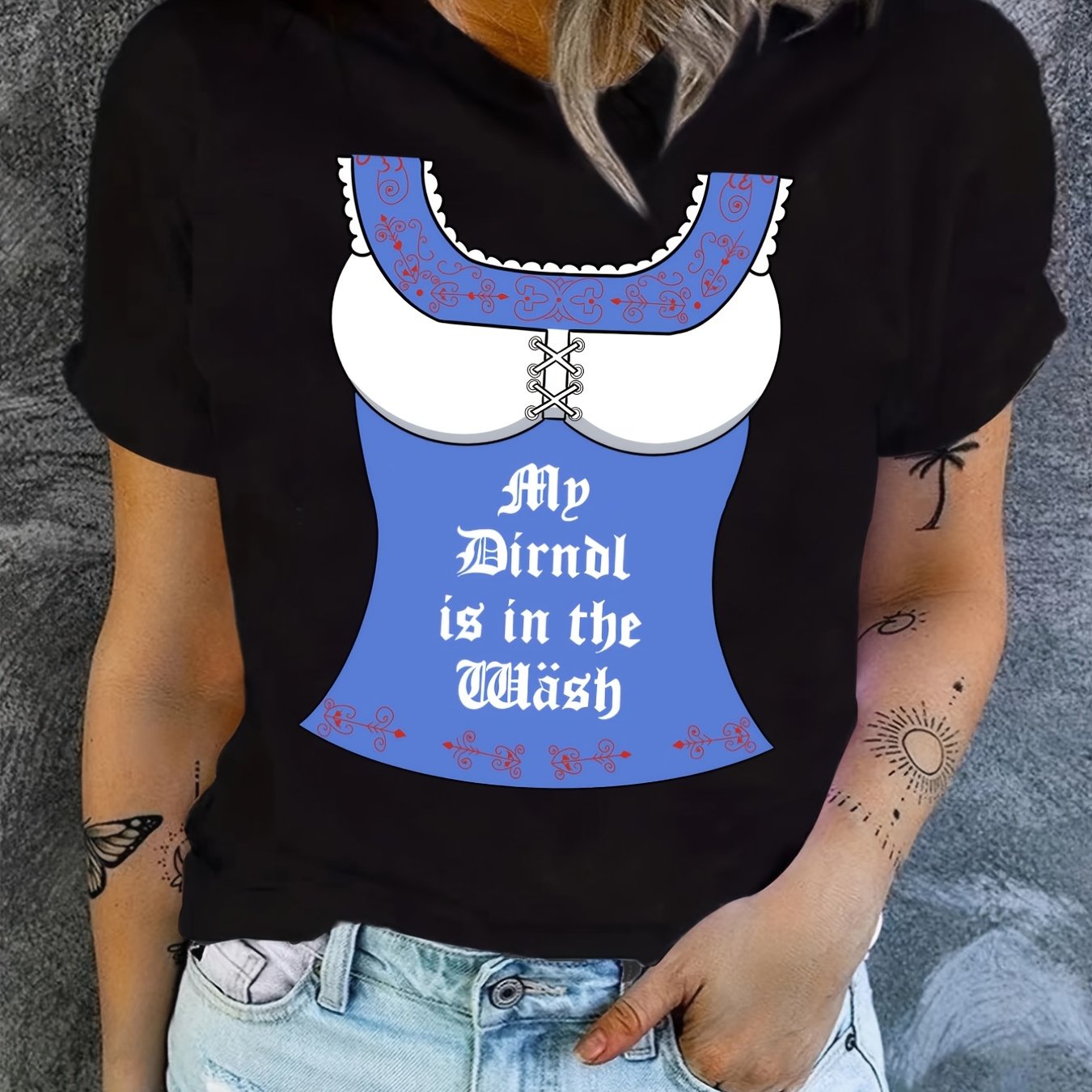 Summer Crew Neck Loose Casual Short Sleeve T-shirt Women's Tops