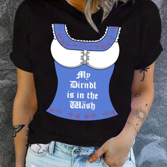 Summer Crew Neck Loose Casual Short Sleeve T-shirt Women's Tops