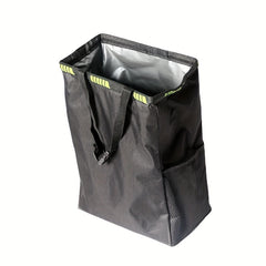 Car Trash Bag With Mesh Pockets Waterproof Storage Bag