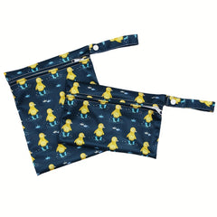 Asenappy Duck Print Diaper Bag Set