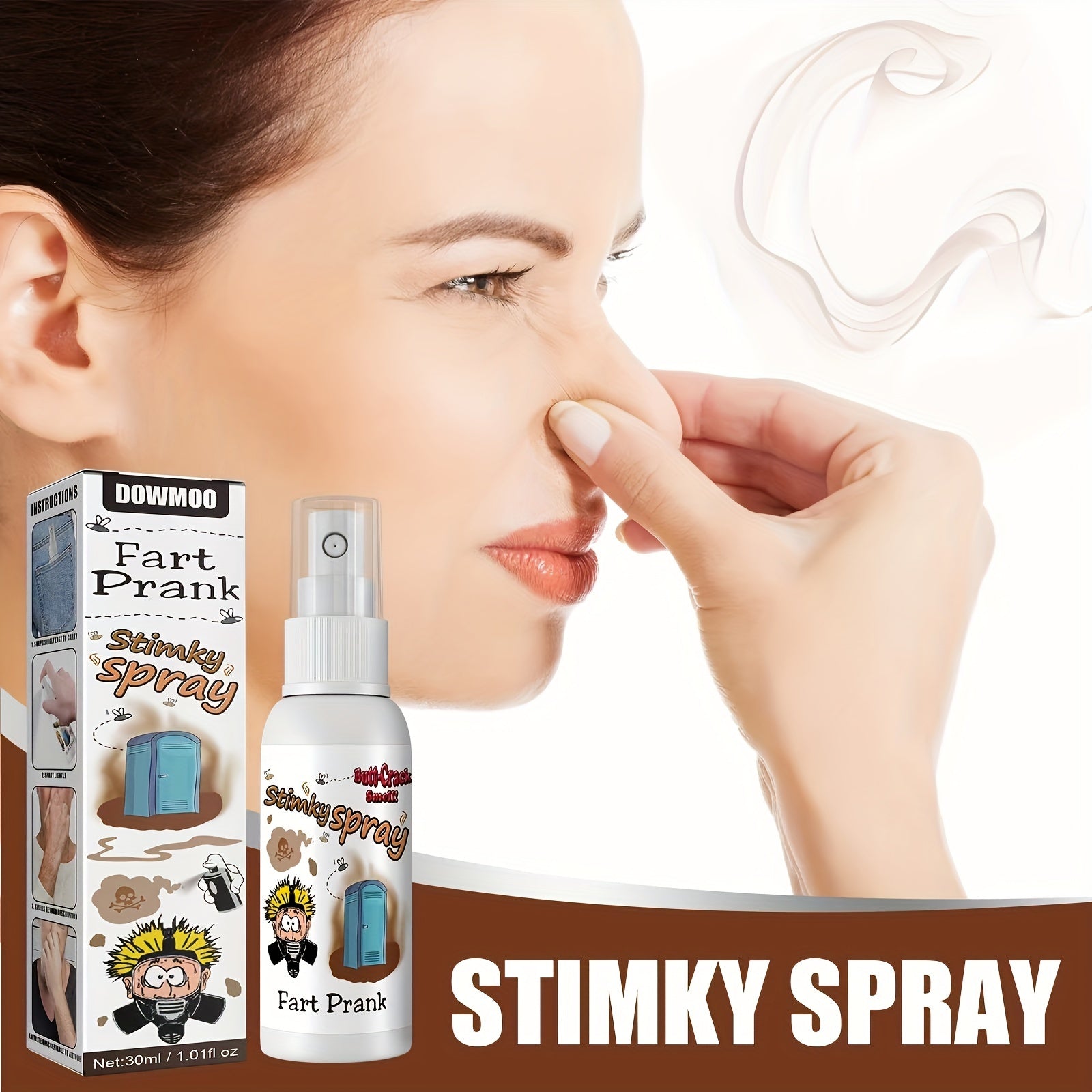 Stink Spray Liquid Cigarette End Spray Bomb Prank Prop