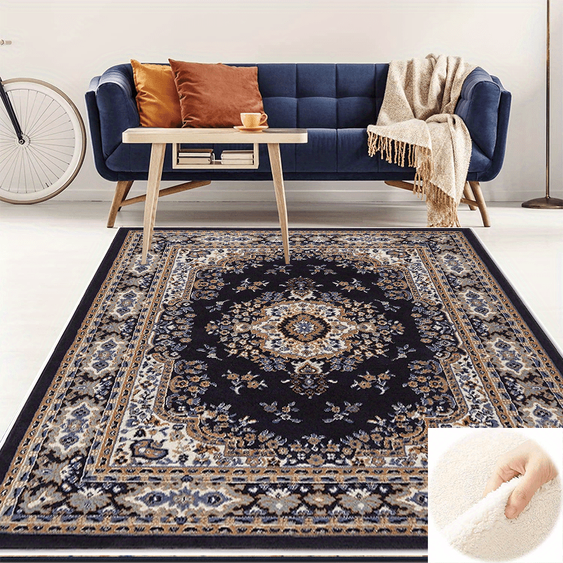 Non Slip Large Area Rug Soft Carpet, Washable, Living Room Bedroom
