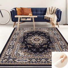 Non Slip Large Area Rug Soft Carpet, Washable, Living Room Bedroom