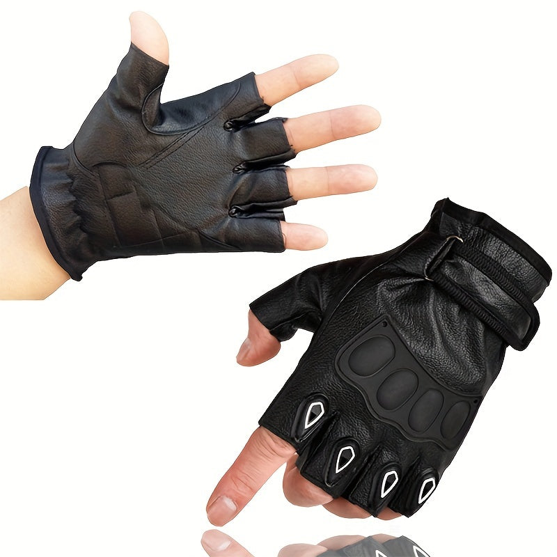 Breathable Non Slip Half Finger Gloves For Men And Women