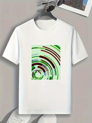 Abstract Painting Print Men's Graphic T shirt