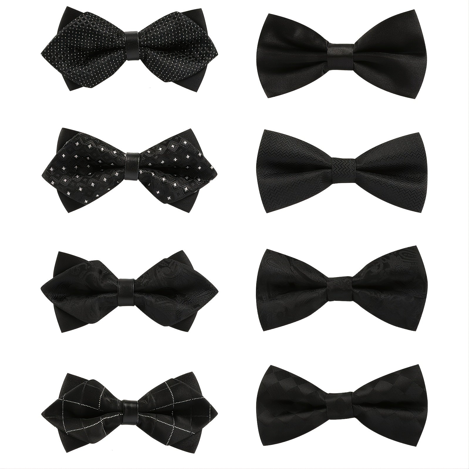 Classic Pre Tied Bow Tie Solid Tuxedo Adults & Children