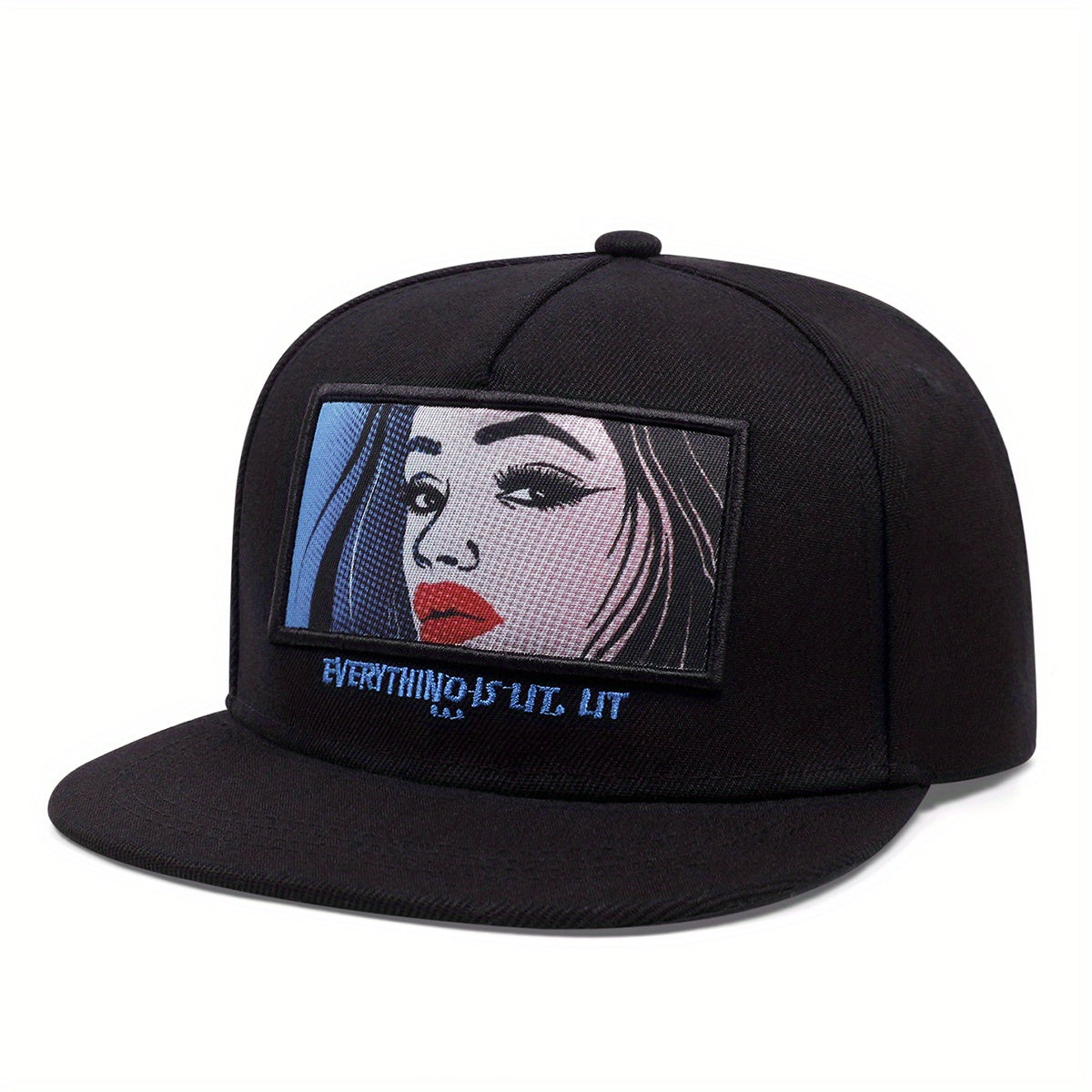Unisex Sunshade Adjustable Baseball Cap with Patch