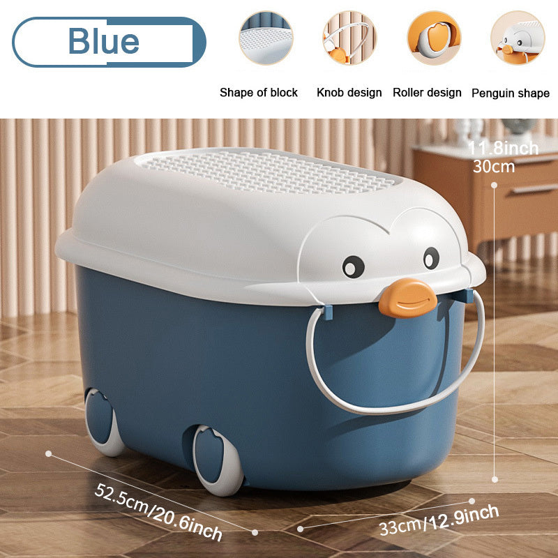Children's Toy Storage Box Cartoon Building Blocks Baby Clothes Organizer