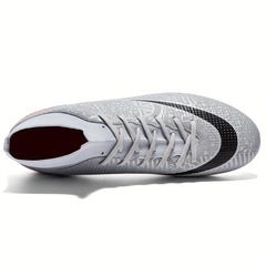 Men's Striped AG Cleat Soccer Shoes - Anti Skid & Breathable