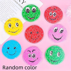 Steel Ball Smile Face Maze Educational Toy Christmas Gift