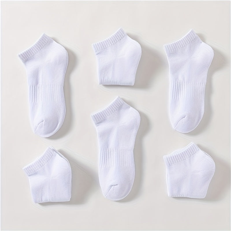 6 Pairs Women's Sports Ankle Socks Soft Lightweight Low Cut Stockings