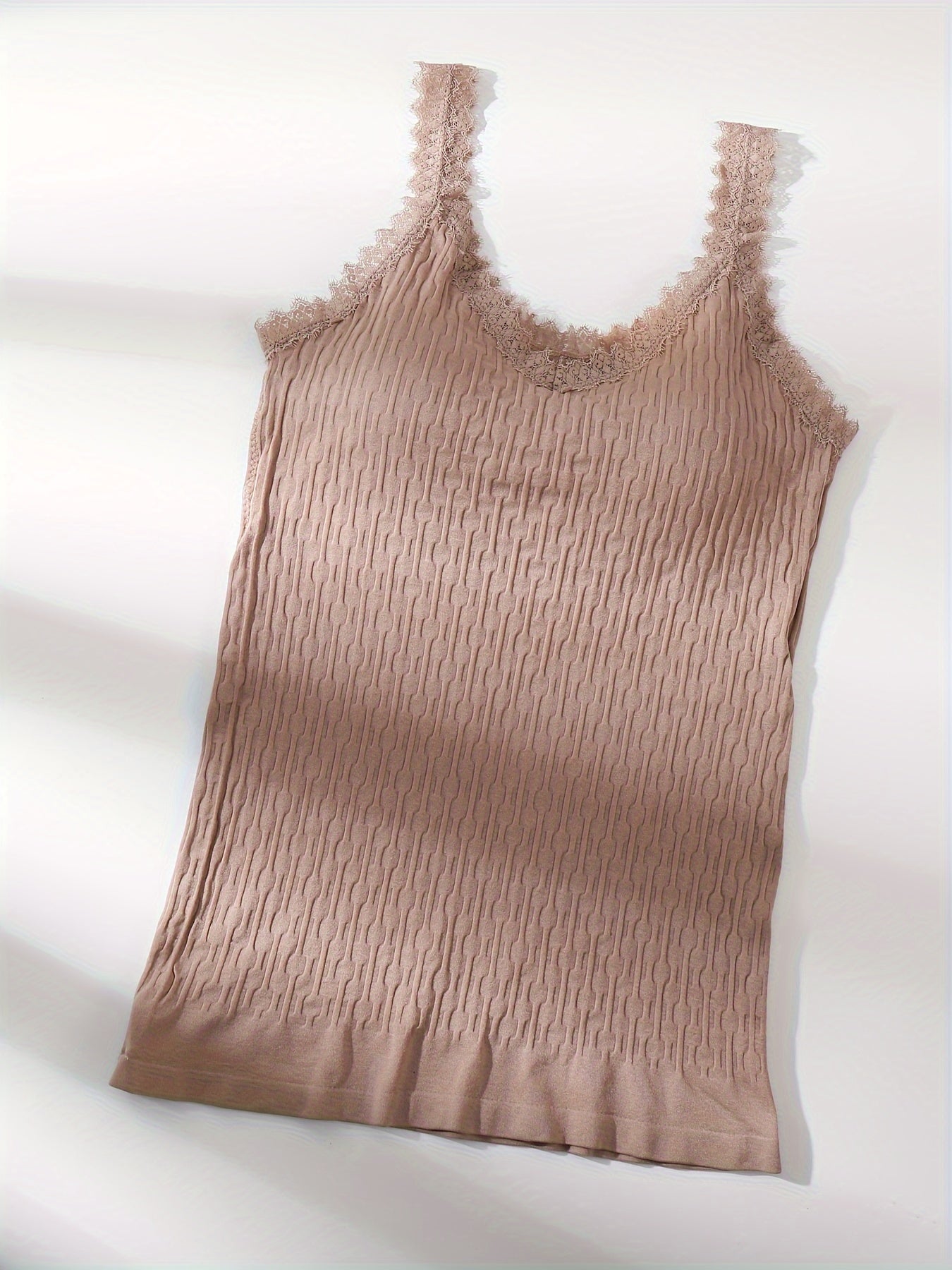 Lace Stitching Tank Top Sleeveless Padded Women's Lingerie