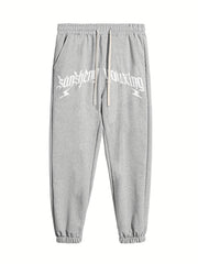 Men's Street Style Alphabet Pattern Jogger
