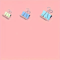 Metal Long Tail Office Supplies Clip Data Binding Document Binding Clip Set