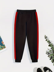 Funny Saying Pattern Print Men's Pants Drawstring Comfy Active Stretch Trousers