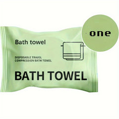 1pc Compressed Bath Towel Portable Absorbent Bath Towel for Travel