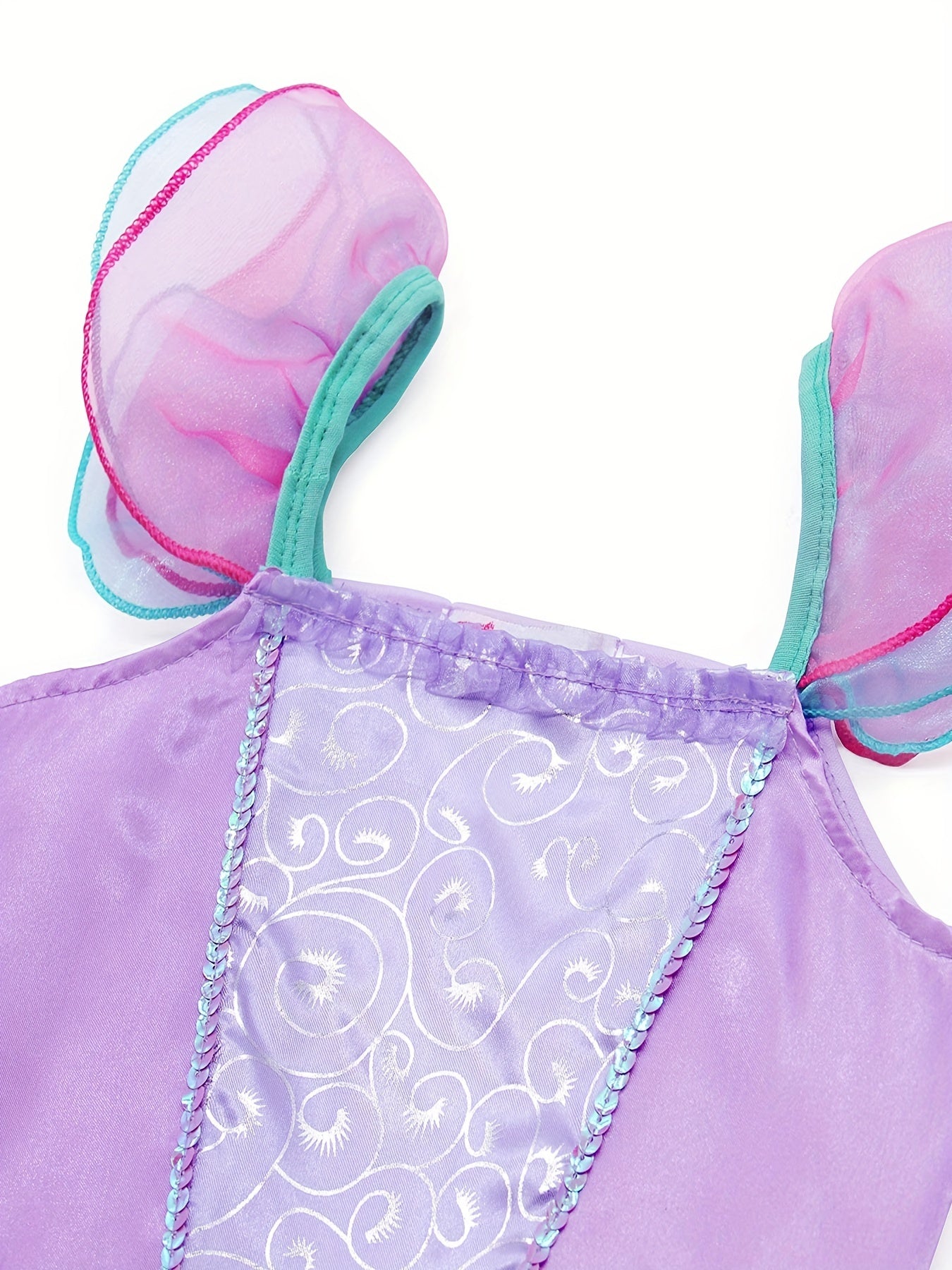 Girls Mermaid Dress Costume Party Cosplay Outfit Kids Clothes