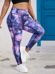 Tie Dye High Rise Skinny Leggings