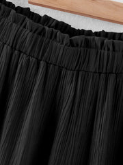 Girl's High Waist Wide Leg Pants with Pockets