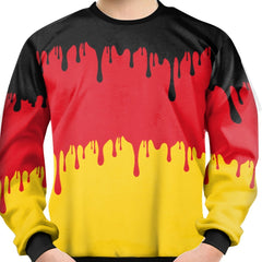 Colorful Paint Print Kid's Sweatshirt Unisex Pullover Top