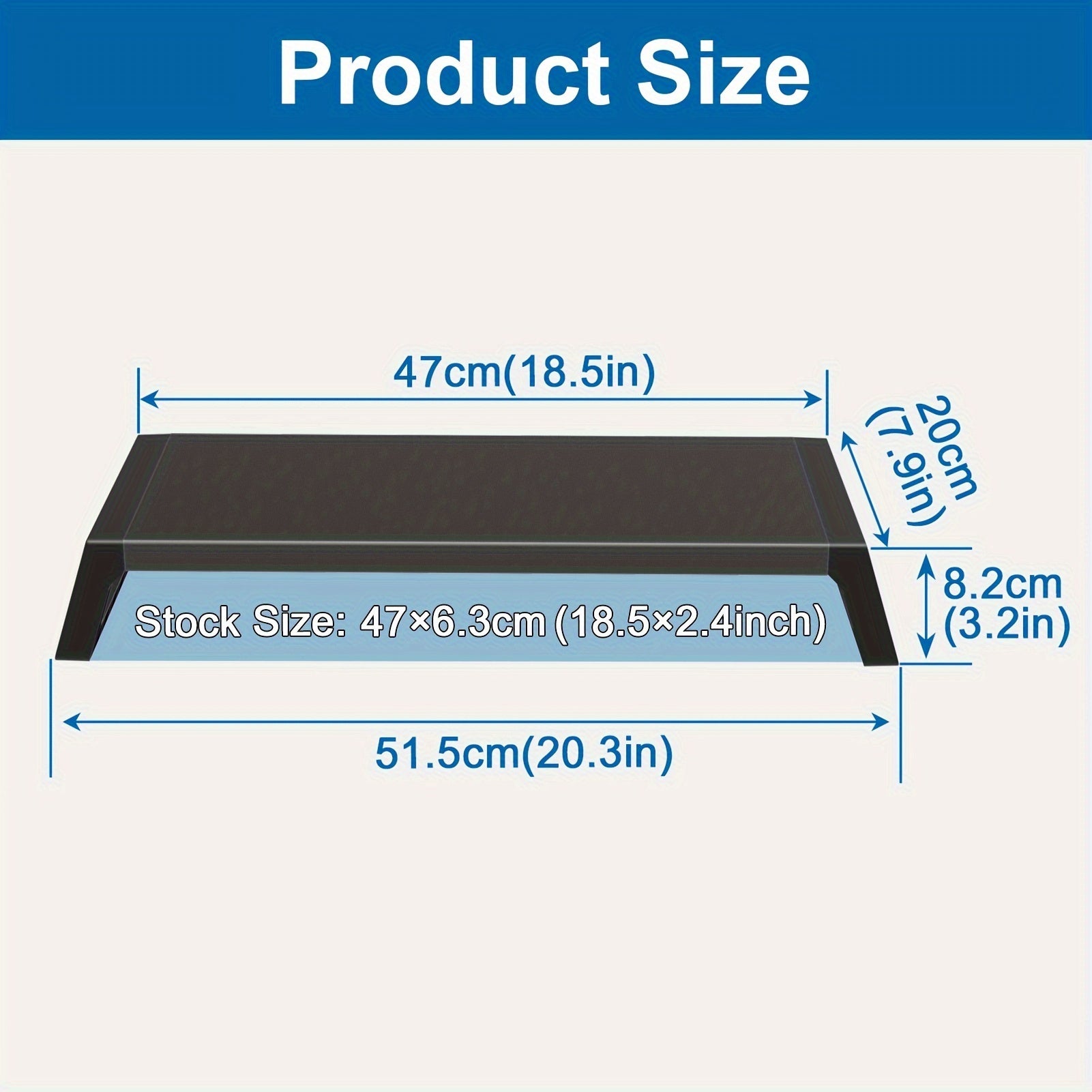 Metal Monitor Stand Riser for Desktop Laptop Computer Printer