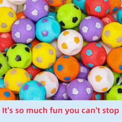24 Pcs Soccer Party Favors Mini Fidget Spinners Soccer Ball Toys