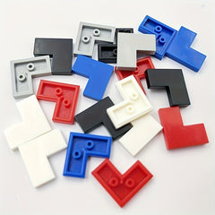 80pcs 2x2L Low Wall Flat Corner Bricks for MOC 147219